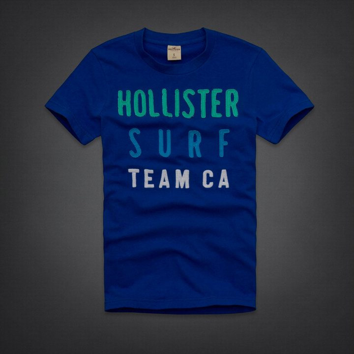 Tee shirt Hollister Bleu Homme